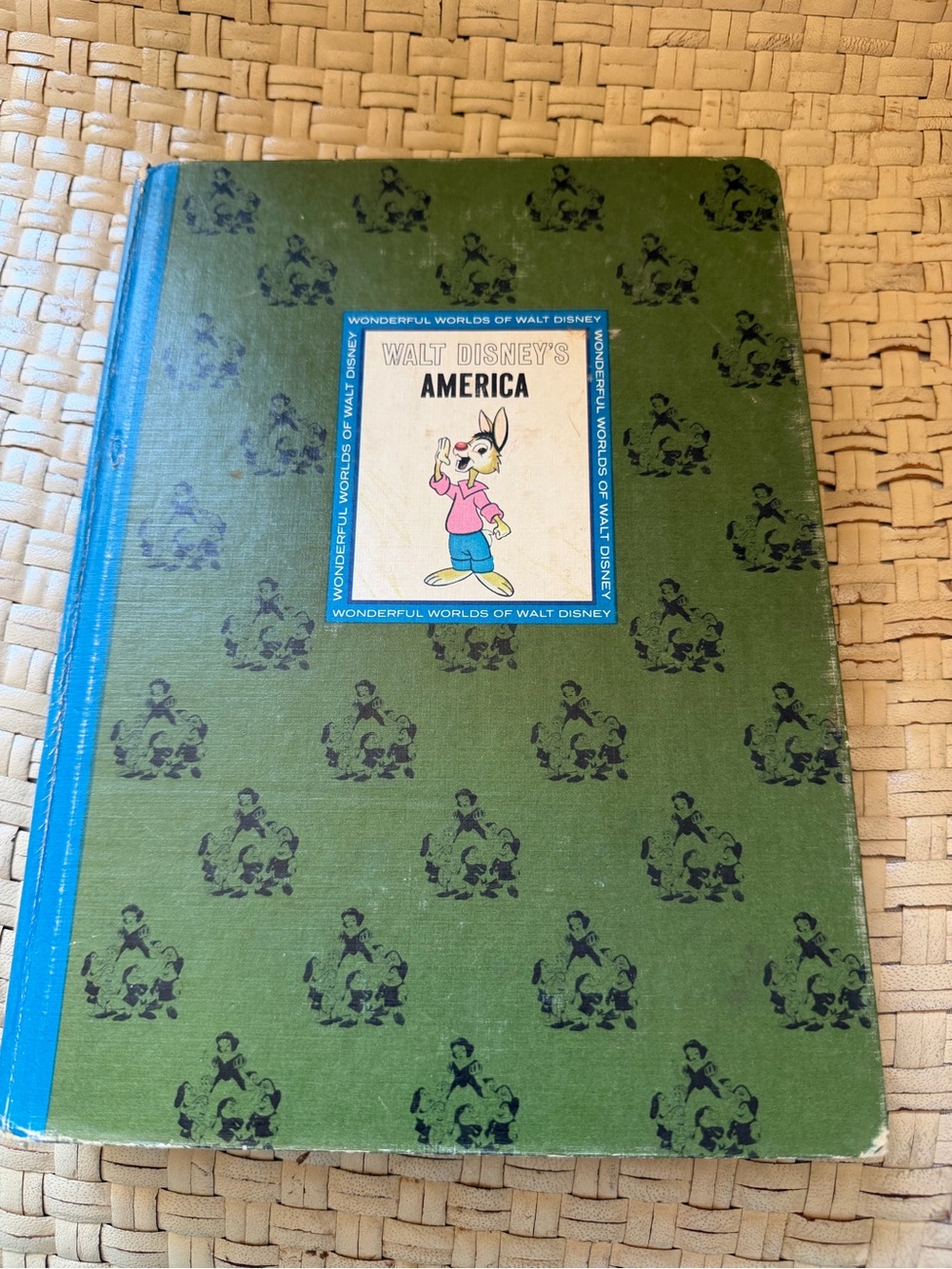 Walt Disney’s America Book 1965 hardcover golden press